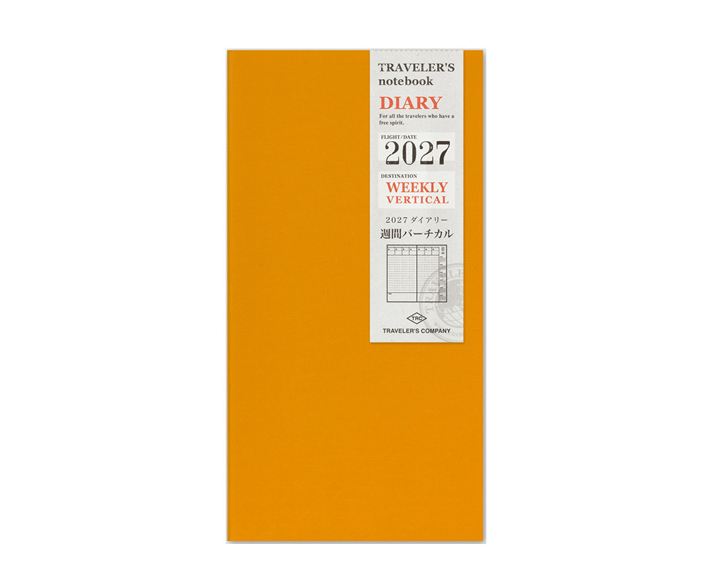 預購中 TRC Traveler’s notebook TN｜2027 標準 直式週間手帳