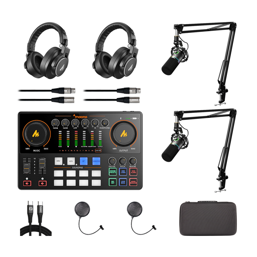 Maono E2 Gen 2 Dual Podcast Bundle