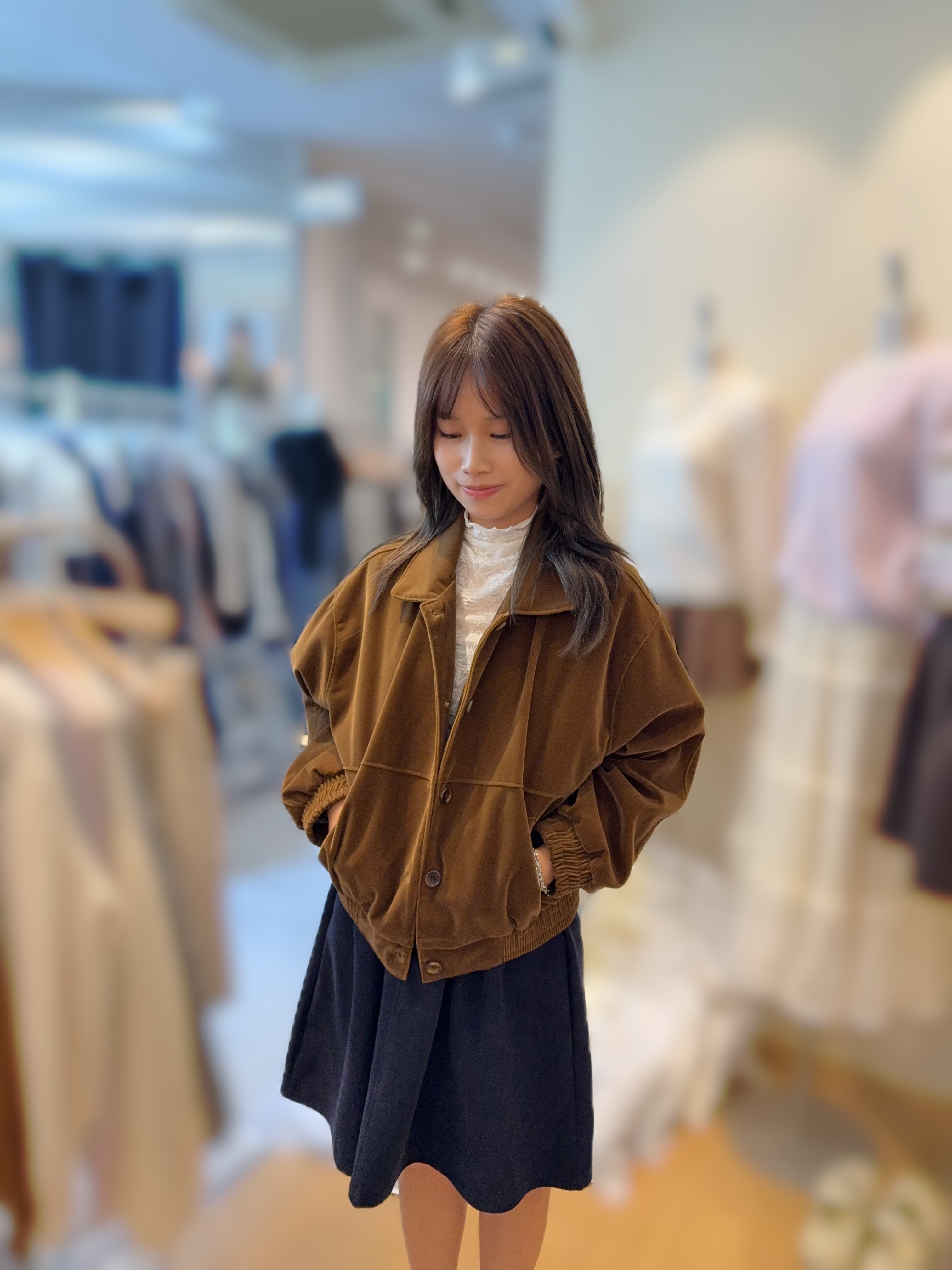 OV10  高質絨縷 胸52 長23 $659