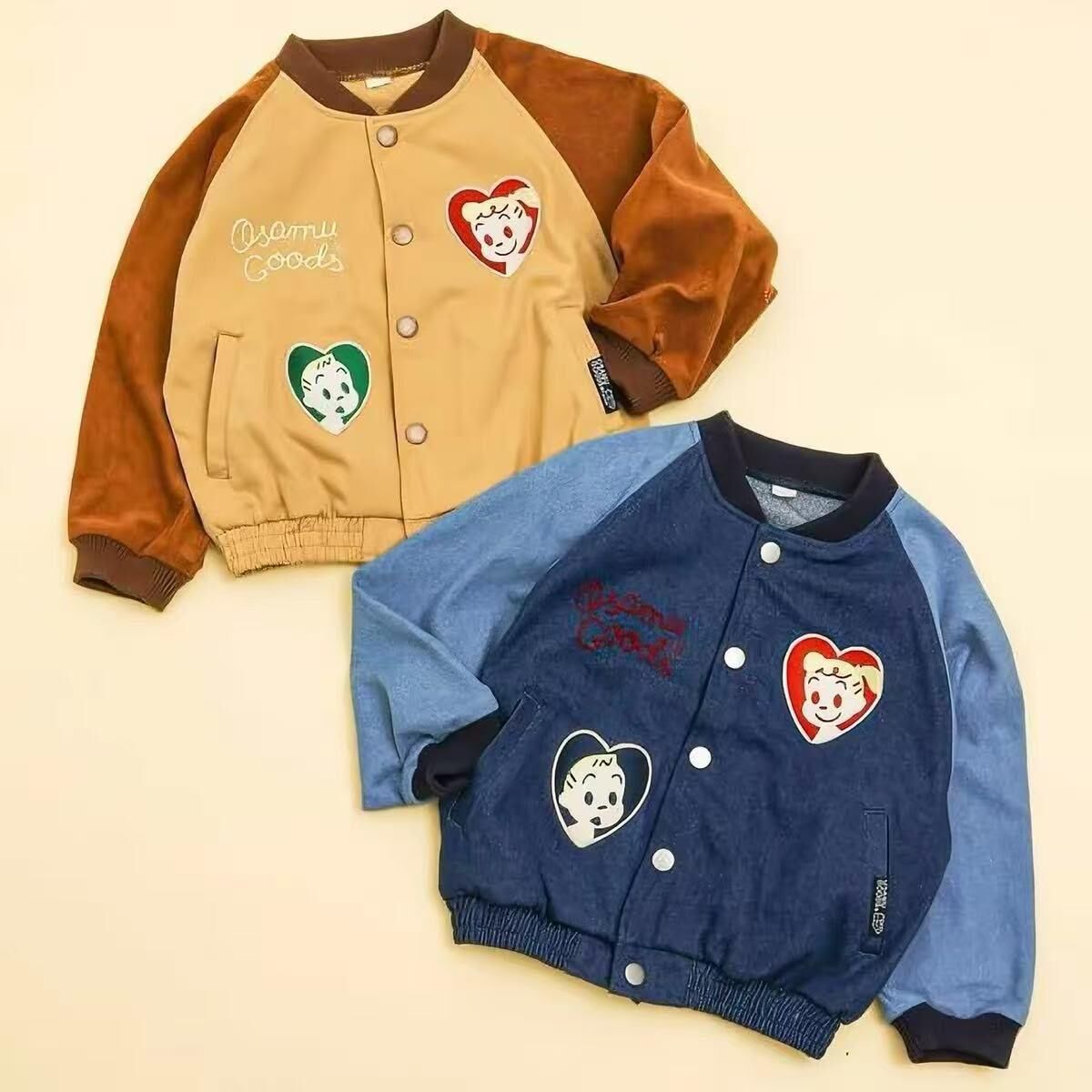 日單 原田治刺繡棒球外套