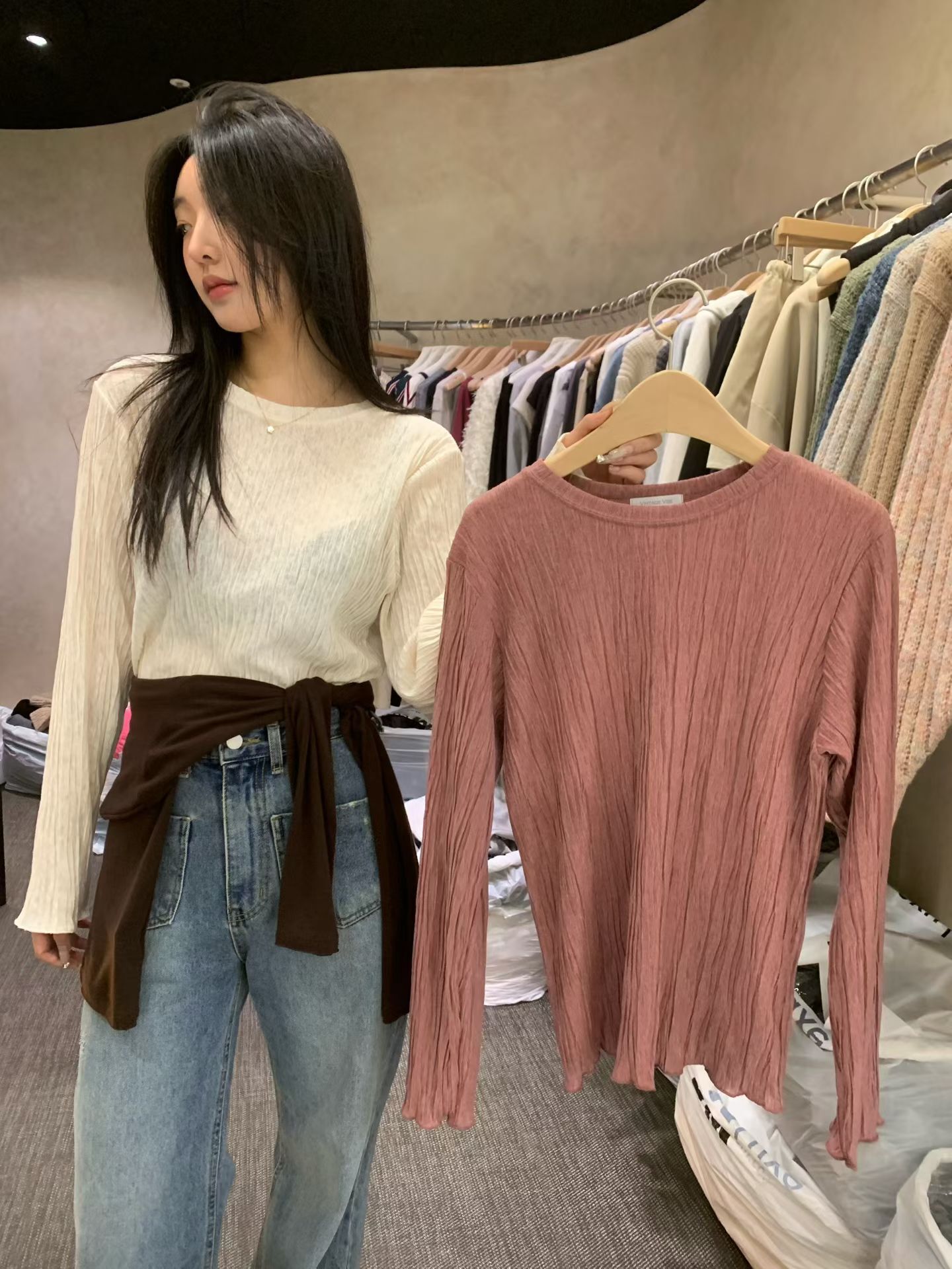 VB2622 Mer Wrinkle Tee