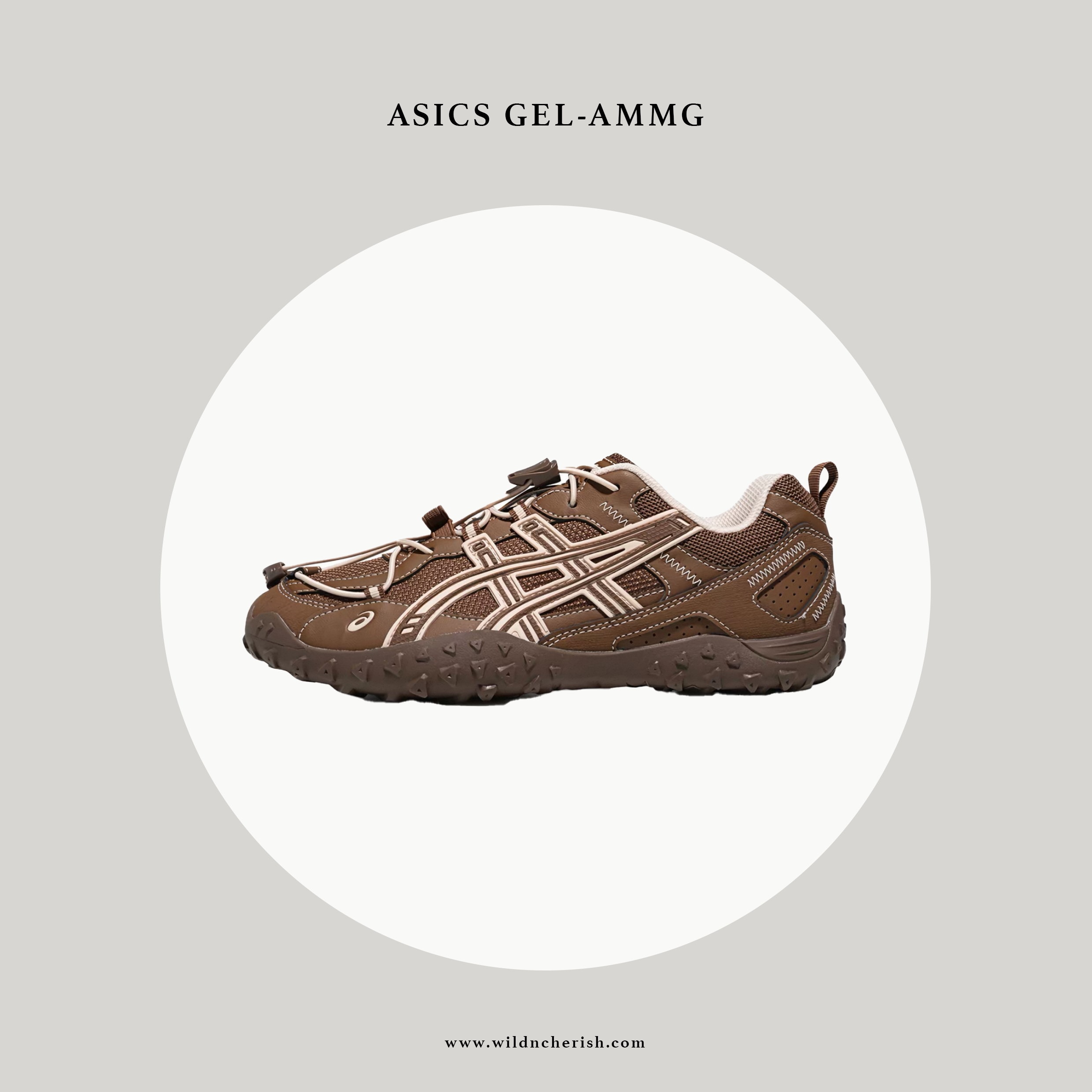 預訂 | Asics Gel-AMMG 咖啡色 索繩 薄底鞋