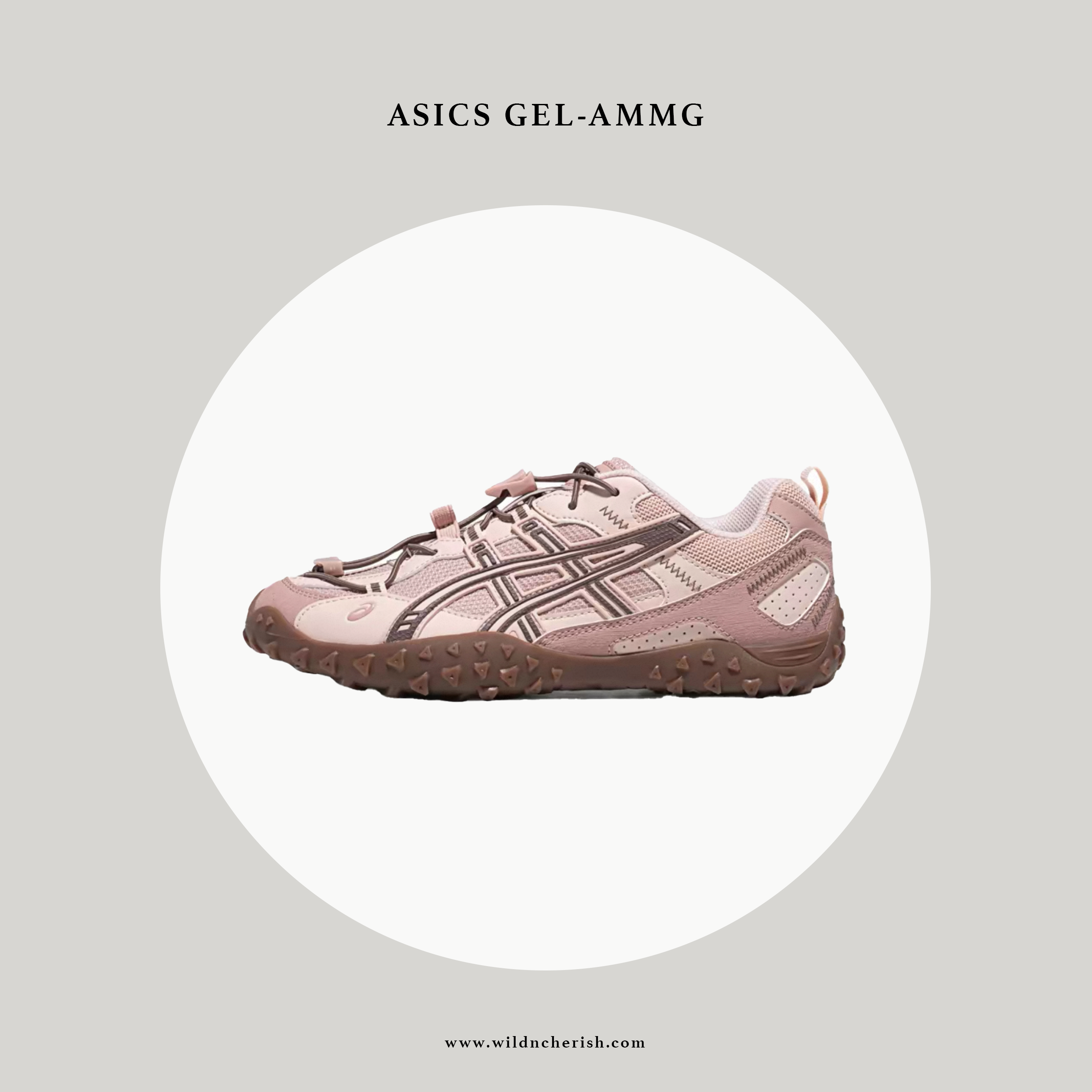 預訂 | Asics Gel-AMMG 粉紅色 索繩 薄底鞋