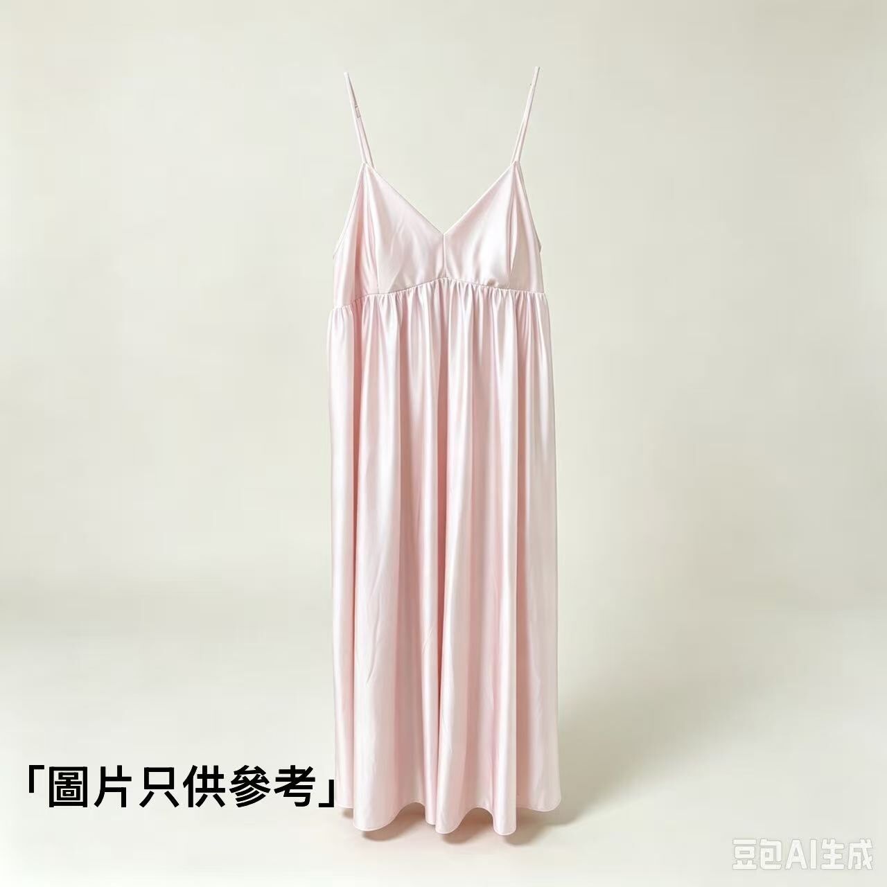 AB260917 - S44-吊帶長裙 粉色-成分：錦綸78%氨綸22% 胸圍50CM L码45-65KG XXL码65-100KG