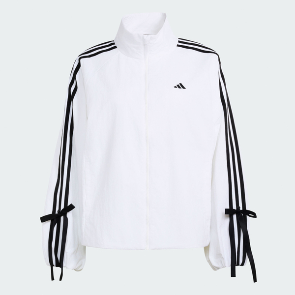 Adidas 愛迪達 Dance Wb 1 LD2934 女 立領外套 運動外套 休閒穿搭 蝴蝶結 白