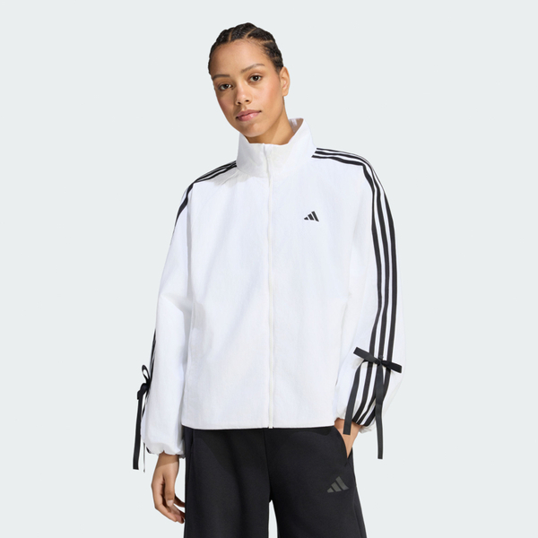 Adidas 愛迪達 Dance Wb 1 LD2934 女 立領外套 運動外套 休閒穿搭 蝴蝶結 白