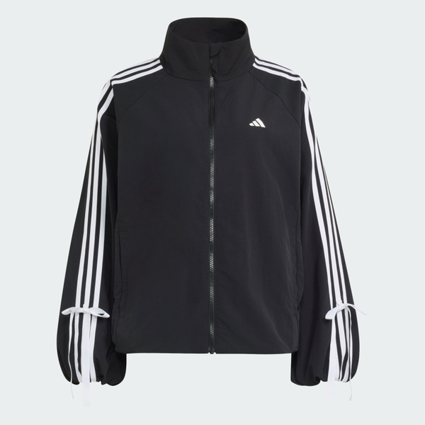 Adidas 愛迪達 Dance Wb 1 LD2935 女 立領外套 運動外套 休閒穿搭 蝴蝶結 黑