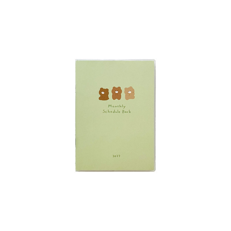 2027年記事本/A6 熊