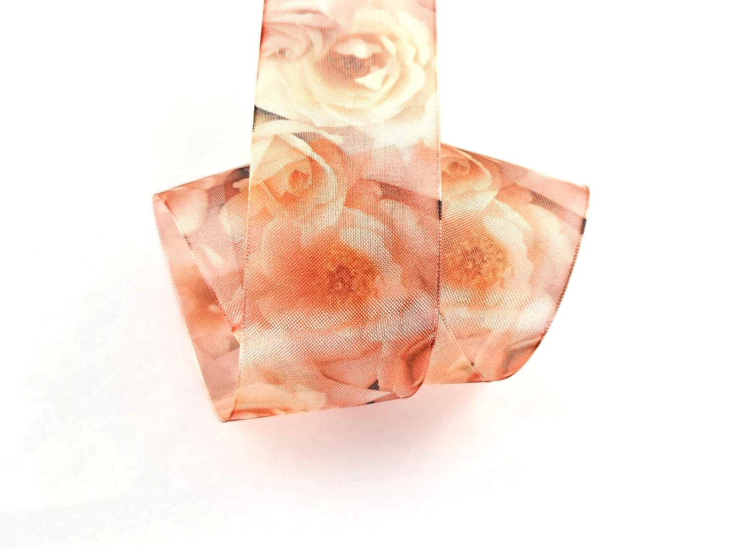 Romantic roses/Organza ribbon