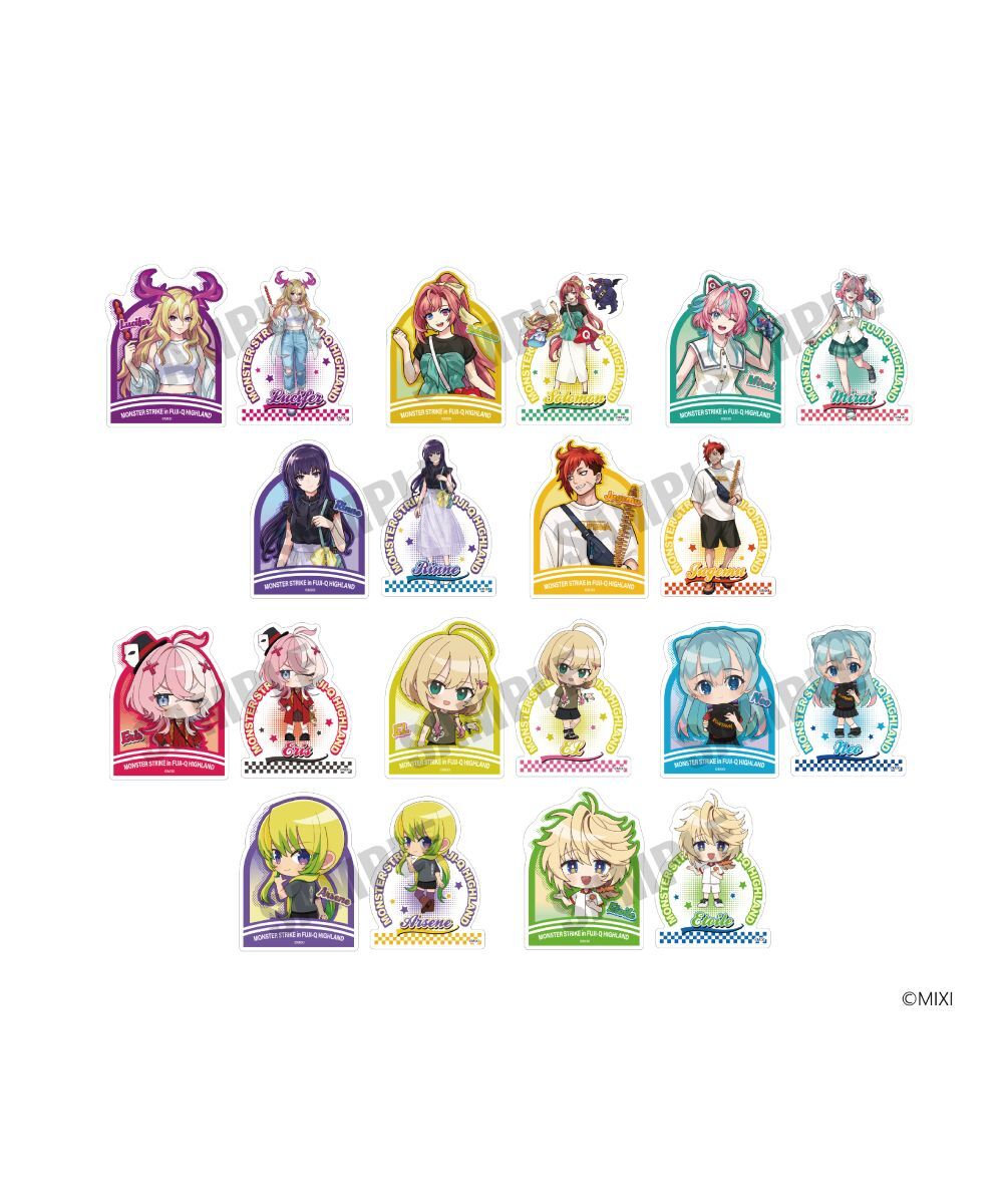 預購-怪物彈珠 貼紙2入組 富士急樂園ver. 系列【日本進口精品】