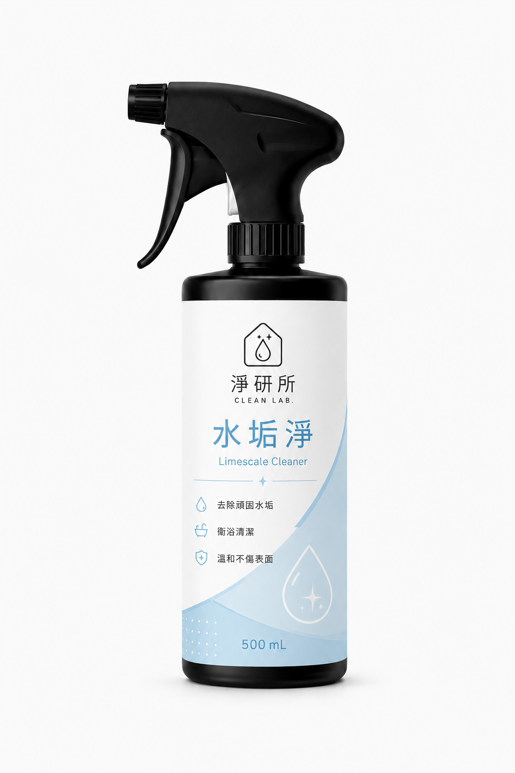 淨研所水垢淨居家清潔劑原包裝產品圖