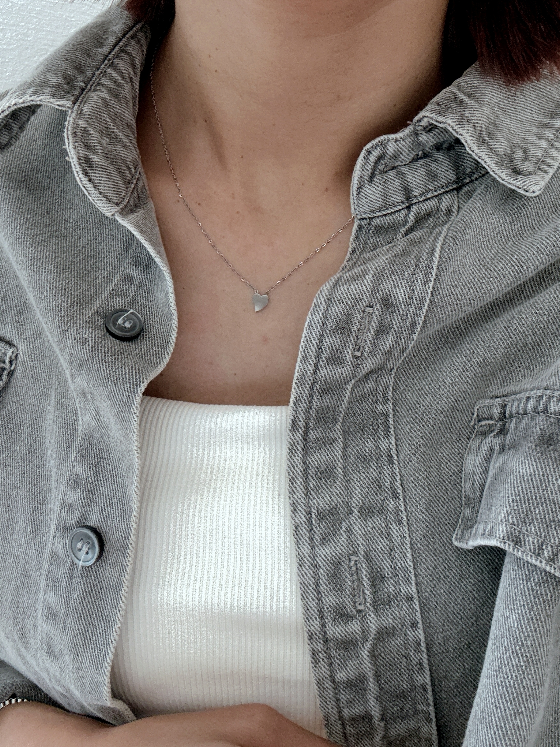 soft heart necklace