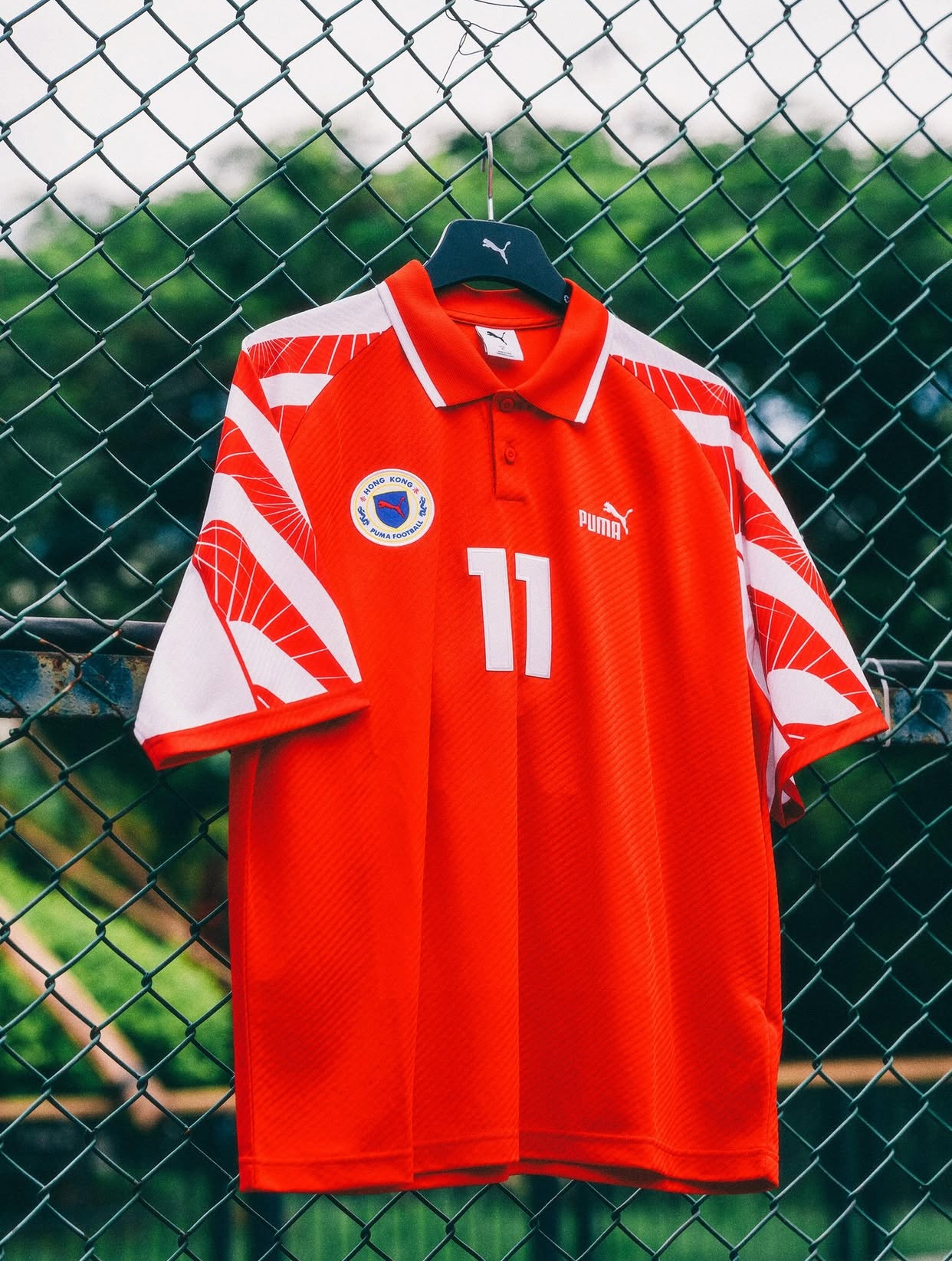 1997 Puma Hong Kong Retro Home Shirt with 燙布印字版