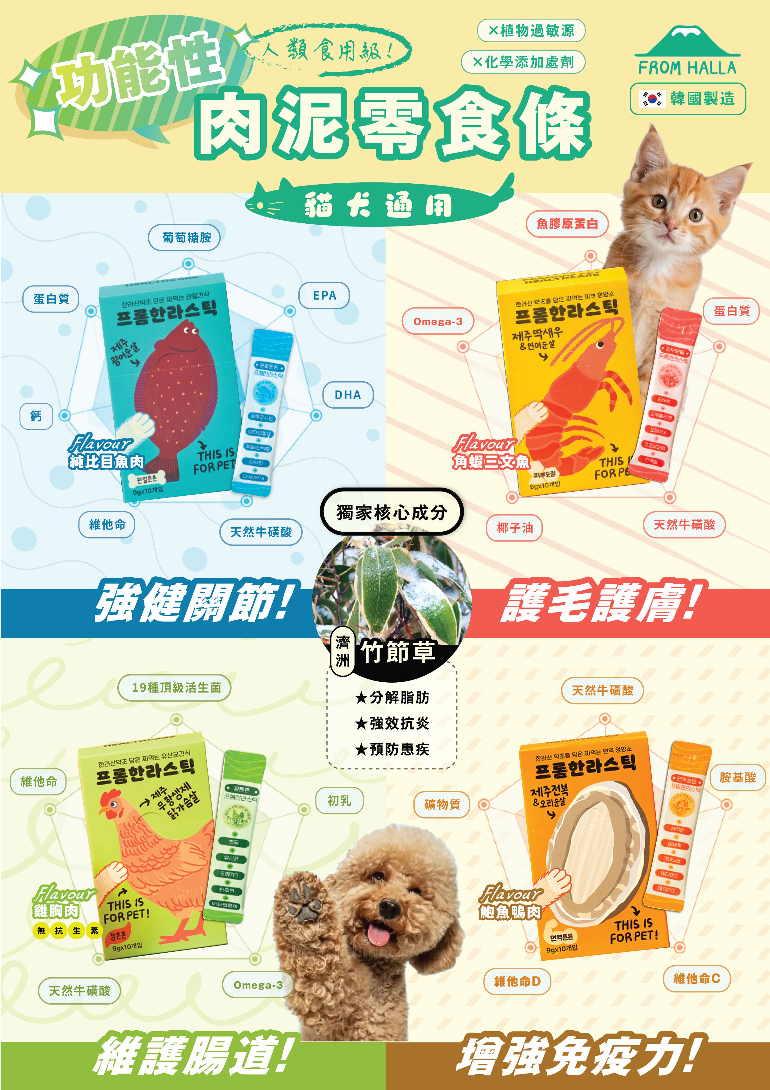 FromHalla 濟州寵物肉泥條