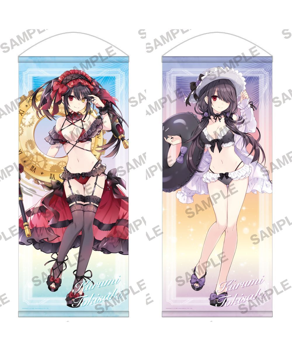 預購-『約會大作戰DATE A LIVE』大掛軸 時崎狂三 泳裝Ver. 系列【日本進口精品】