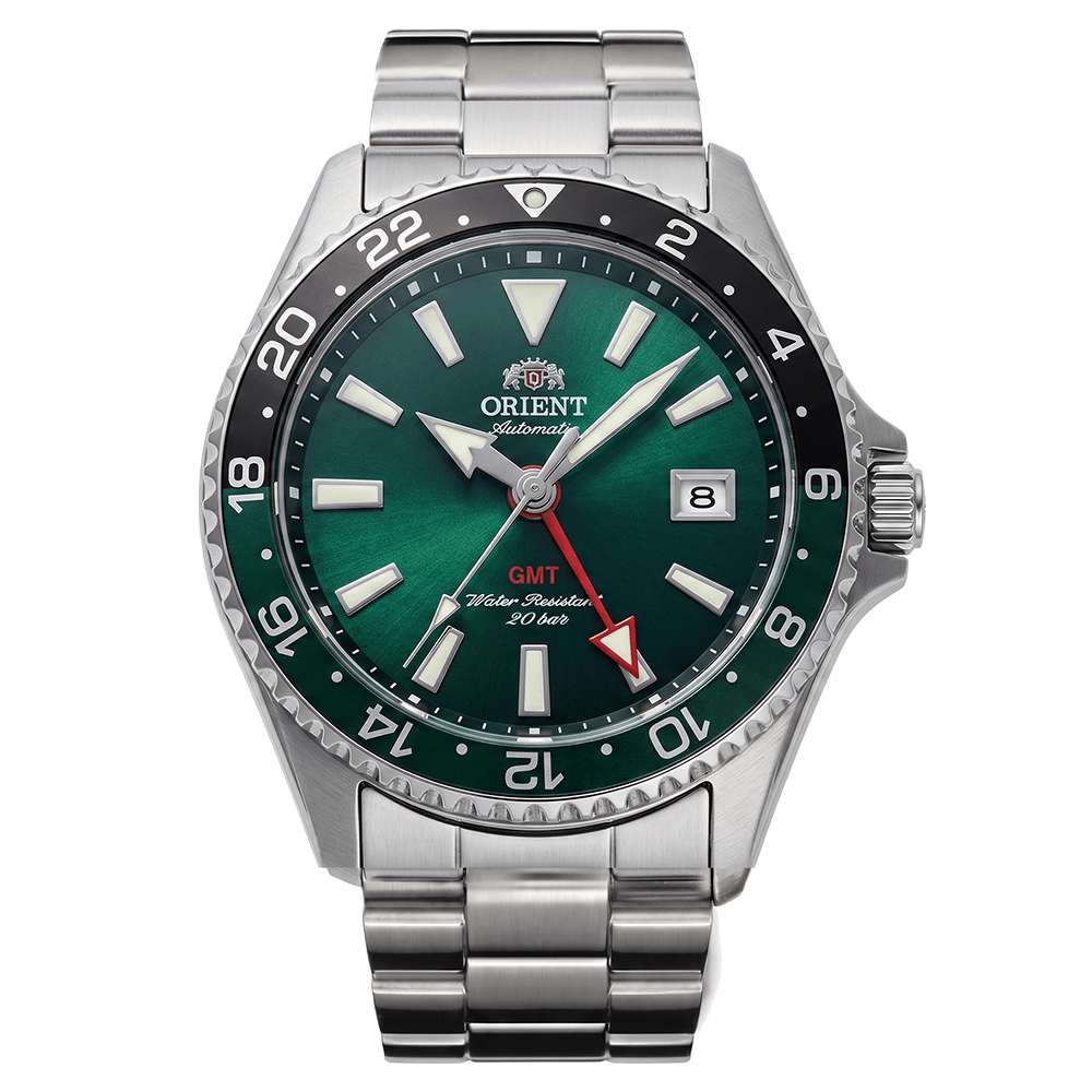 Orient Sports Mako GMT 綠色 潛水錶 RA-BC0002E