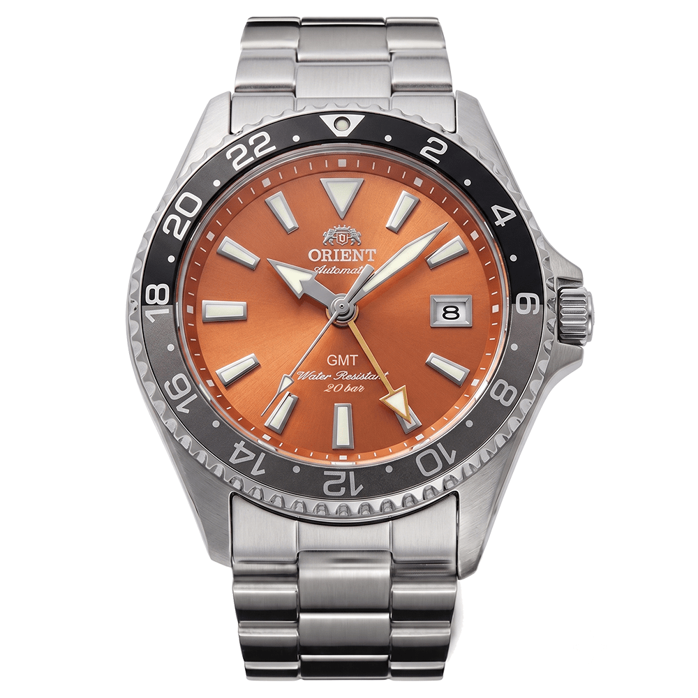 Orient Sports Mako GMT 橙色 潛水錶 RA-BC0004Y