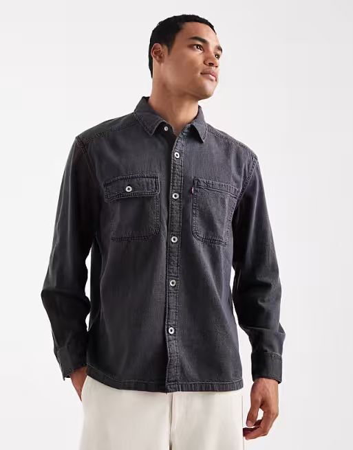 【預購】LEVIS N091808 男裝牛仔襯衫 (黑色)