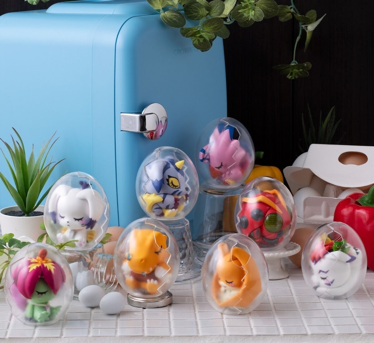 預訂 2027年5月 MEGA EGG FIGURE 《數碼暴龍》 Good night DigiColle！1套8款