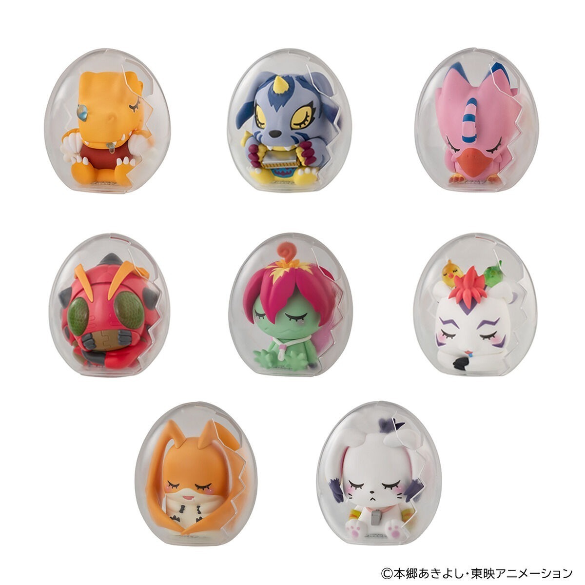 預訂 2027年5月 MEGA EGG FIGURE 《數碼暴龍》 Good night DigiColle！1套8款