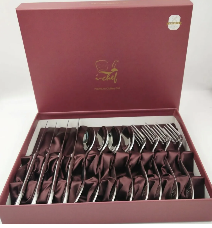 STORE WIDE I-Chef Premium Cutlery Set 餐具套装 12pac/set - SWCS1