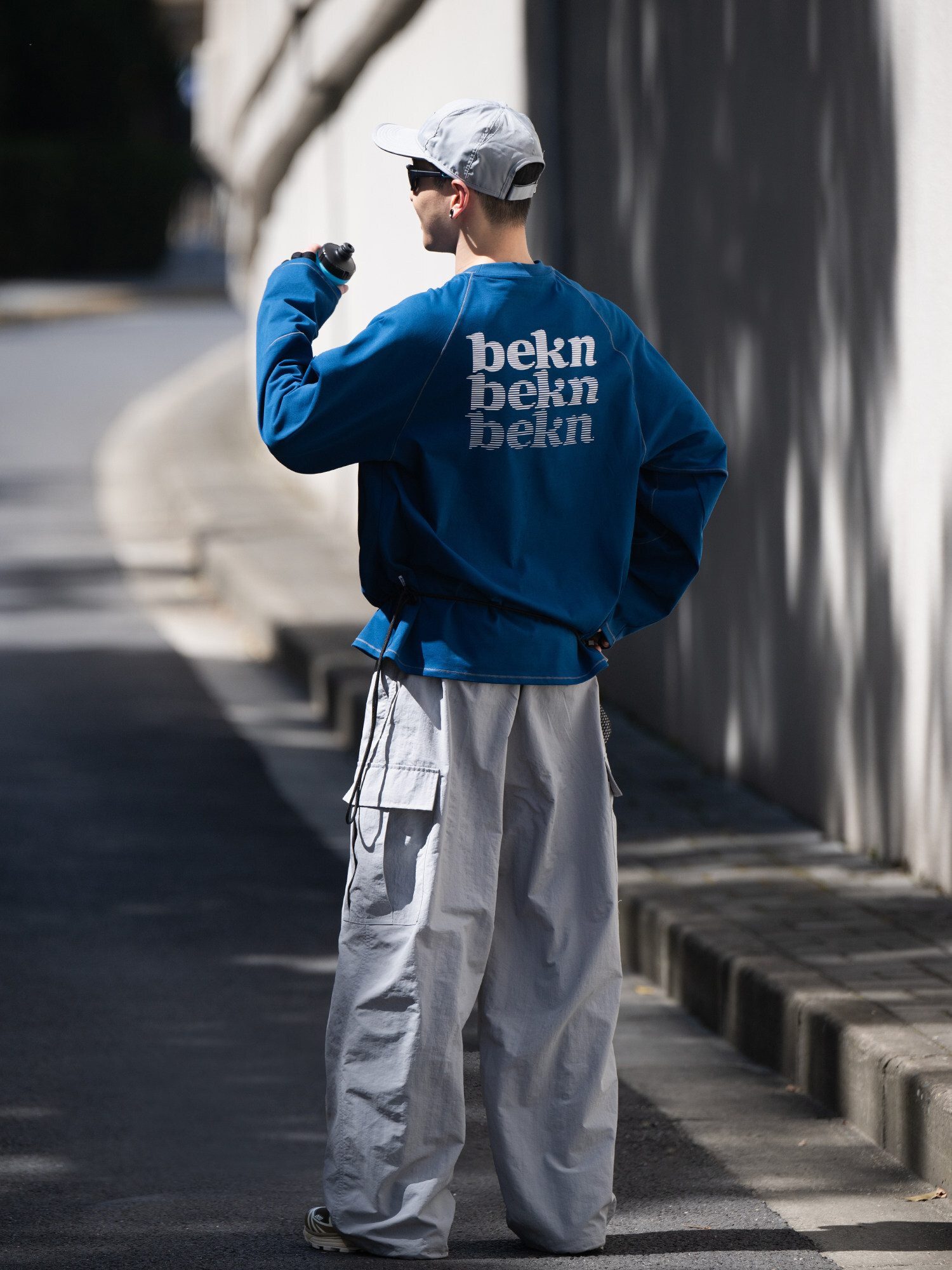 #預購 BELLKENIDEA 復古速乾 抗皺雙口袋 寬鬆直筒 可束腳 工裝褲 休閒褲 三色 BK312