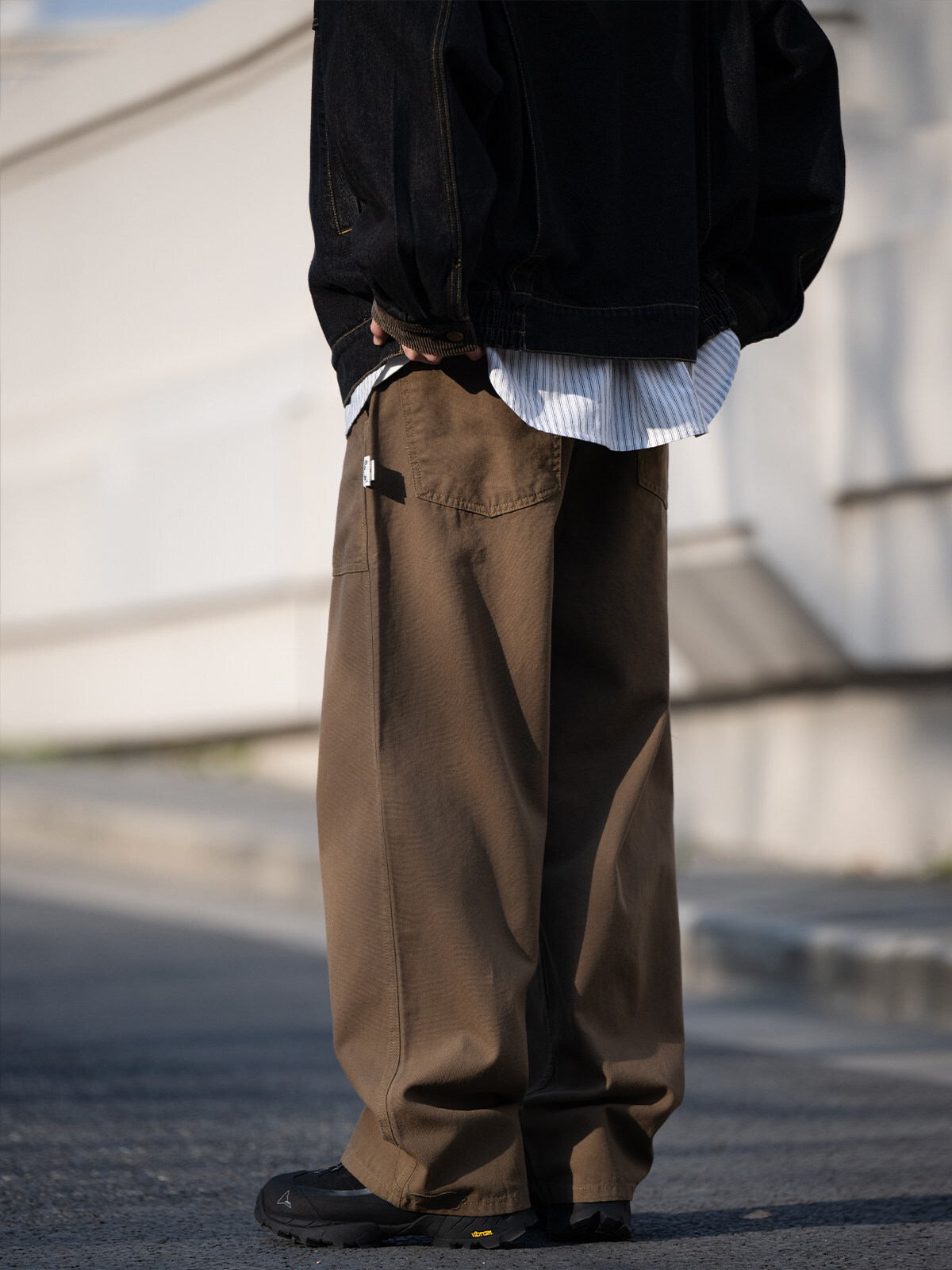 #預購 BELLKENIDEA 簡約美式復古 工裝長褲 直筒休閒褲 四色 BK0127
