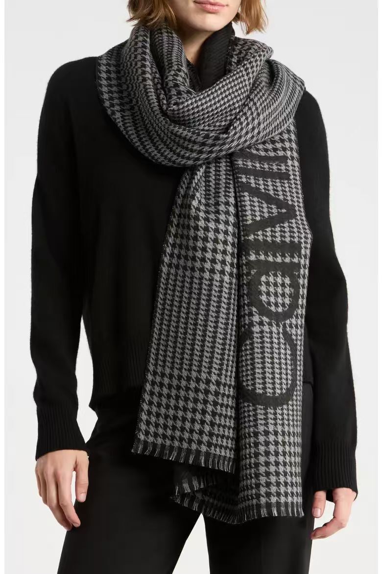 【預購】Calvin Klein N091823 Houndstooth 圍巾