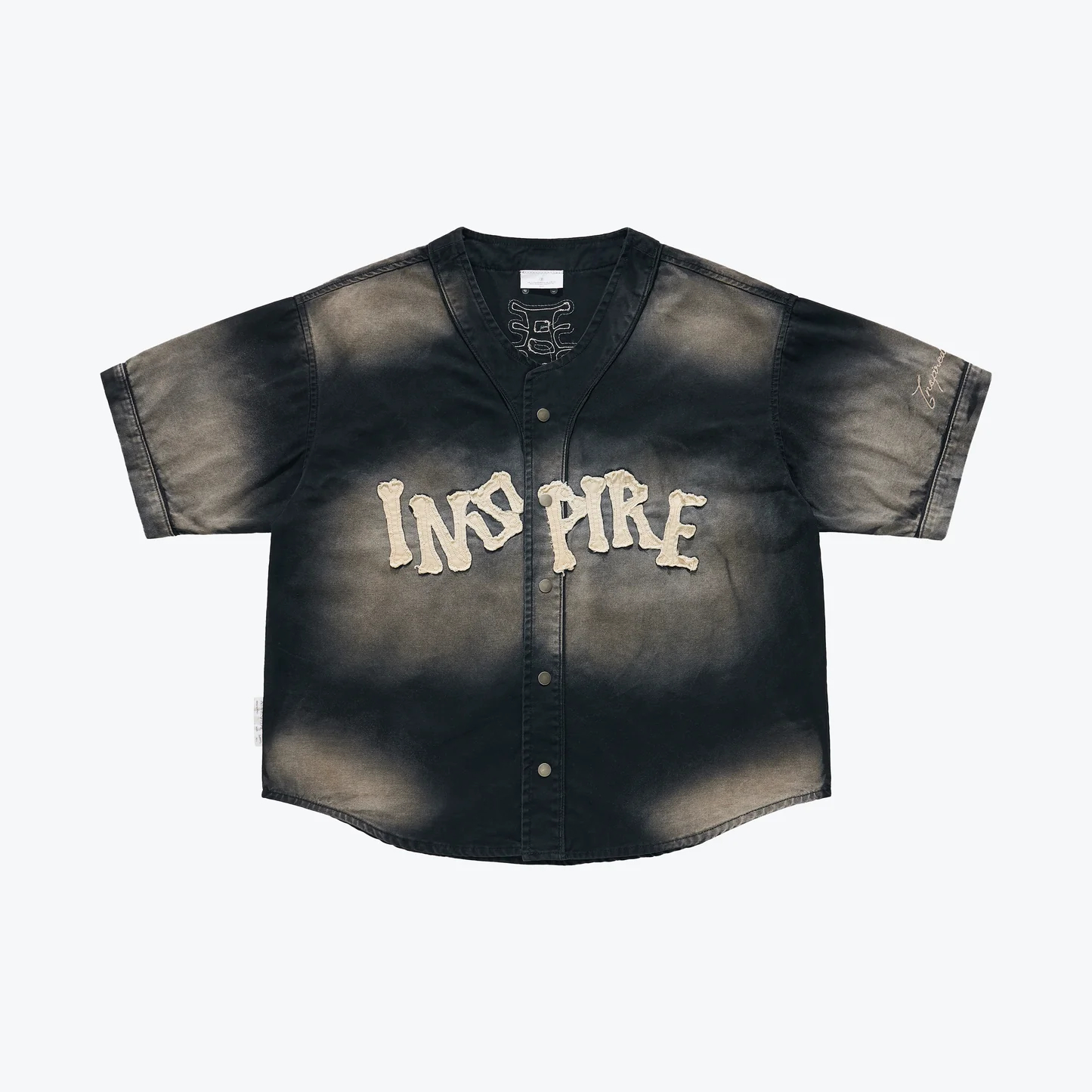 【車庫服飾】SENSE Bone Applique Baseball Jersey
