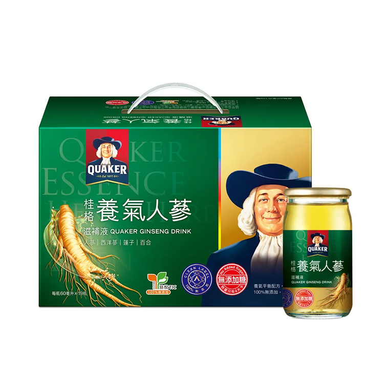 【桂格】養氣人蔘盒裝19入-原味/無糖
