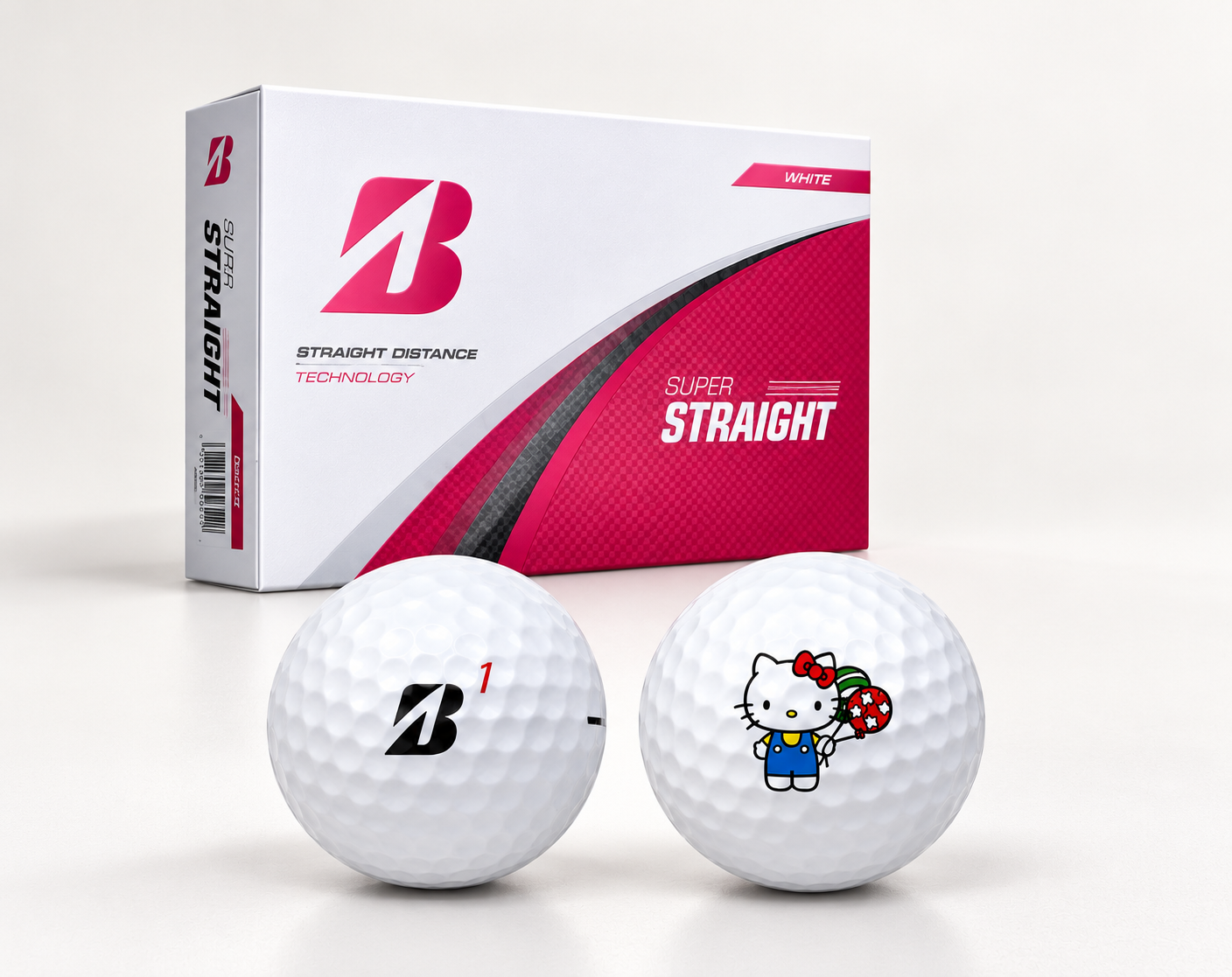 Hello Kitty × Bridgestone SUPER STRAIGHT 高爾夫球