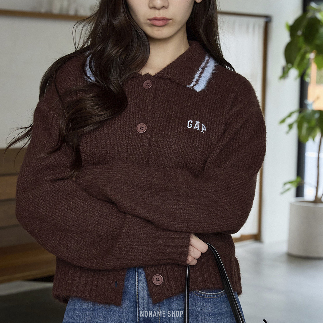 PUBLUX × GAP 限定聯名款 撞色 針織 外套 四色 (女款)