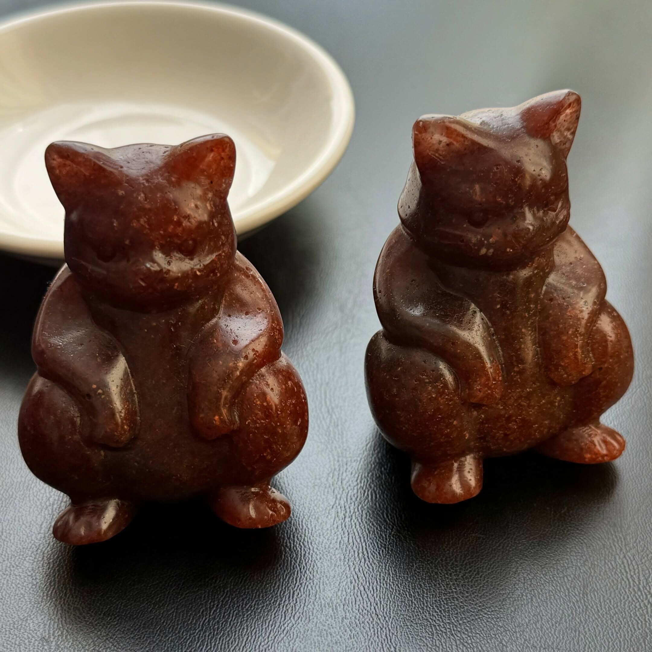 [原石] 草莓晶 相撲貓