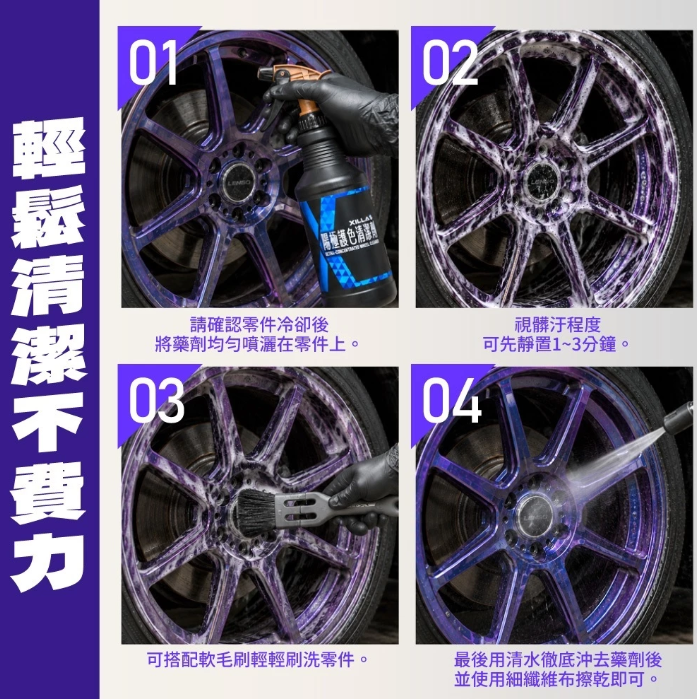 【Gozilla】新品 陽極護色清潔劑 中性清潔劑 陽極清潔劑 改裝部品 前剎 卡鉗 彩鈦 電鍍 鍛造專用