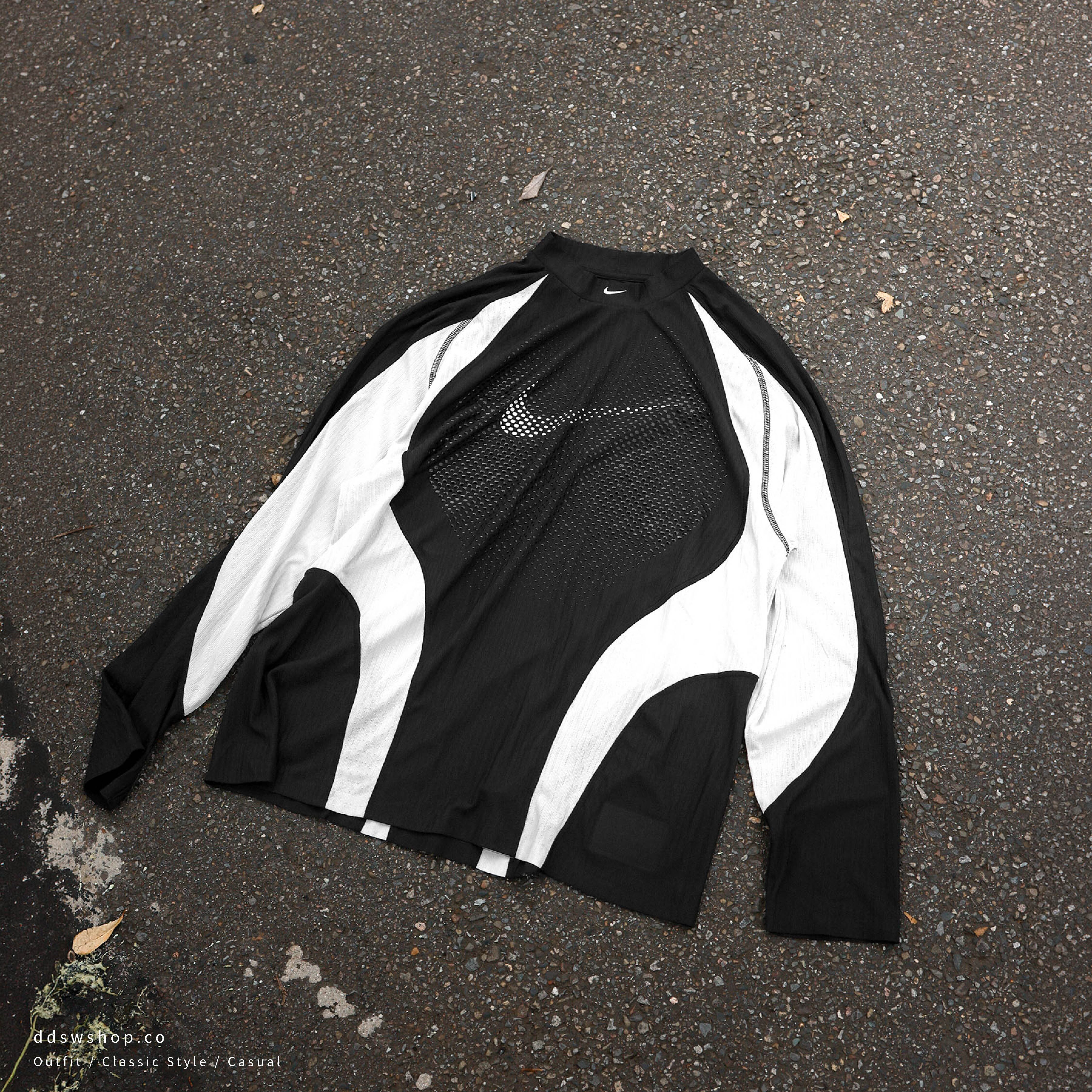 Nike Tech Dri-FIT ADV Jersey 機能長袖 黑白