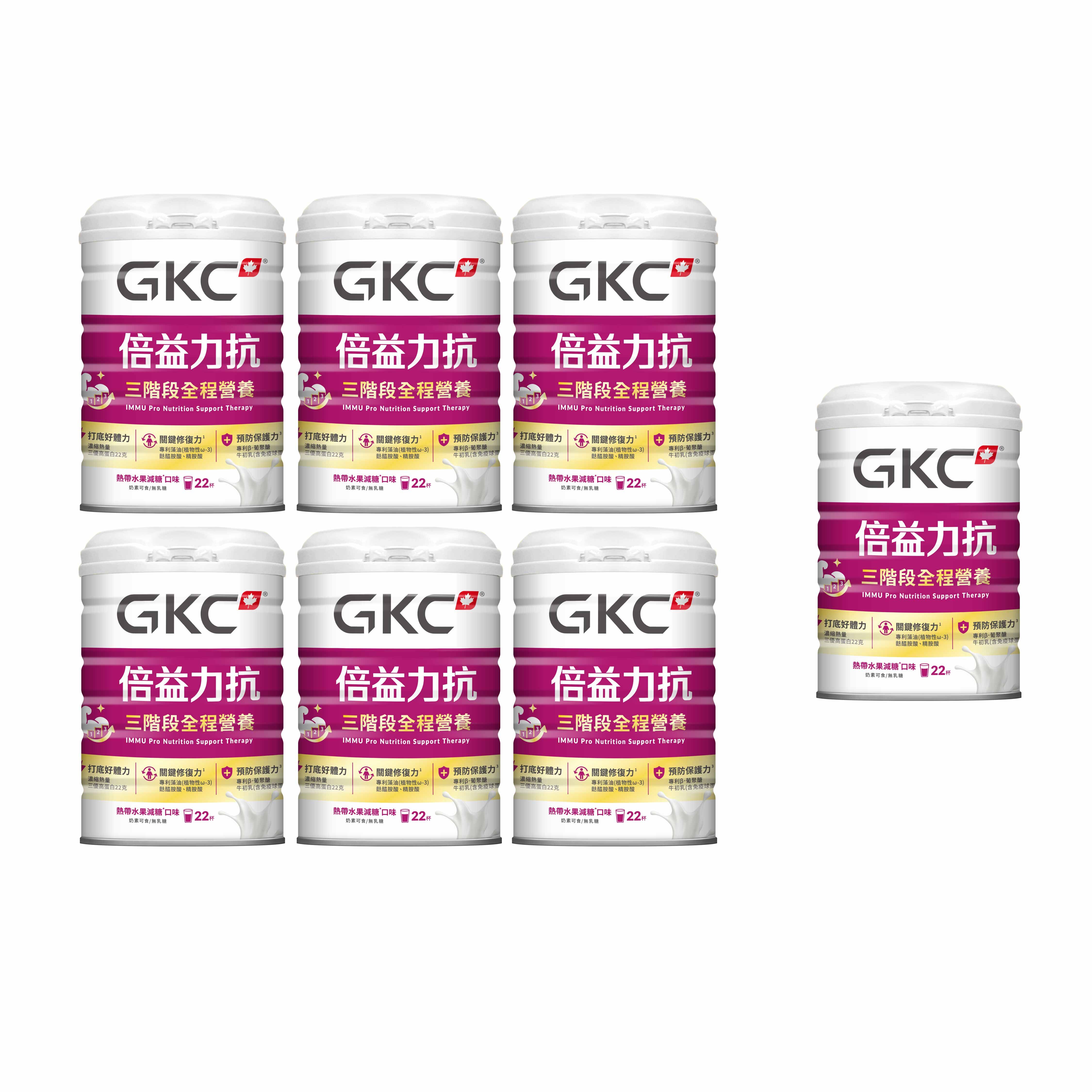 【買6送1】GKC 倍益力抗 880g/罐