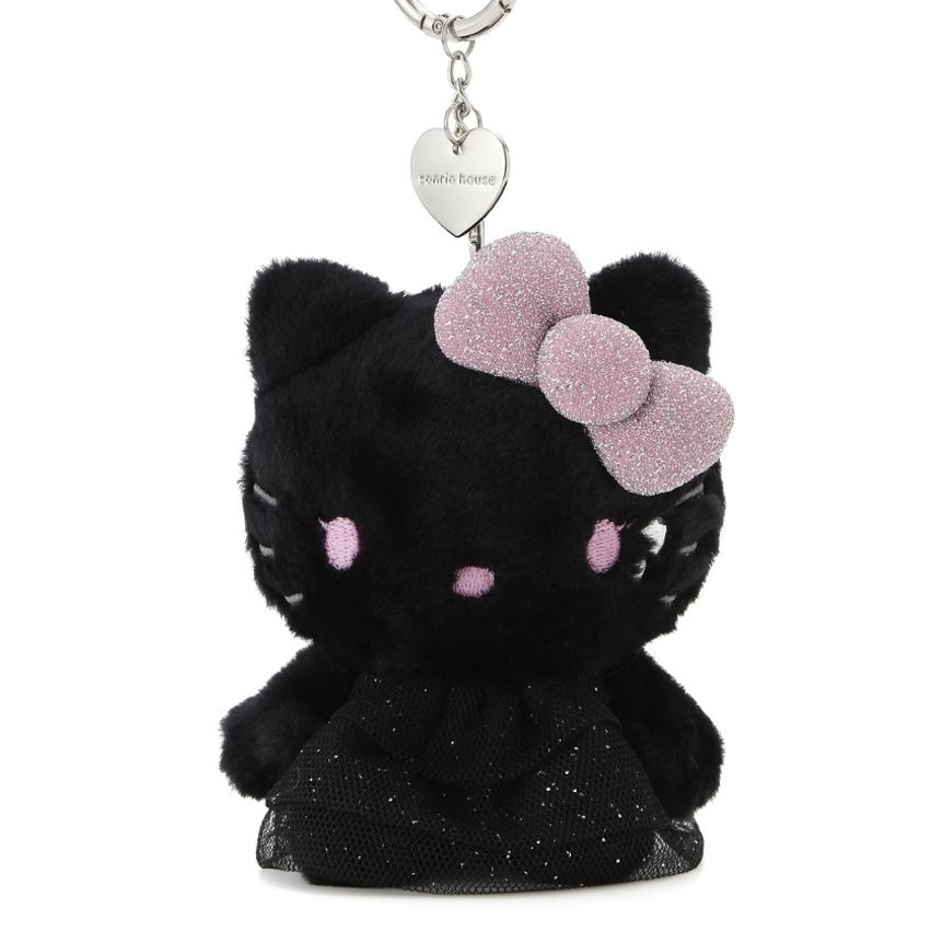 SANRIO HOUSE PINK x BLACK 黑粉 薄紗裙 閃亮蝴蝶結 花小兔 KITTY 三麗鷗