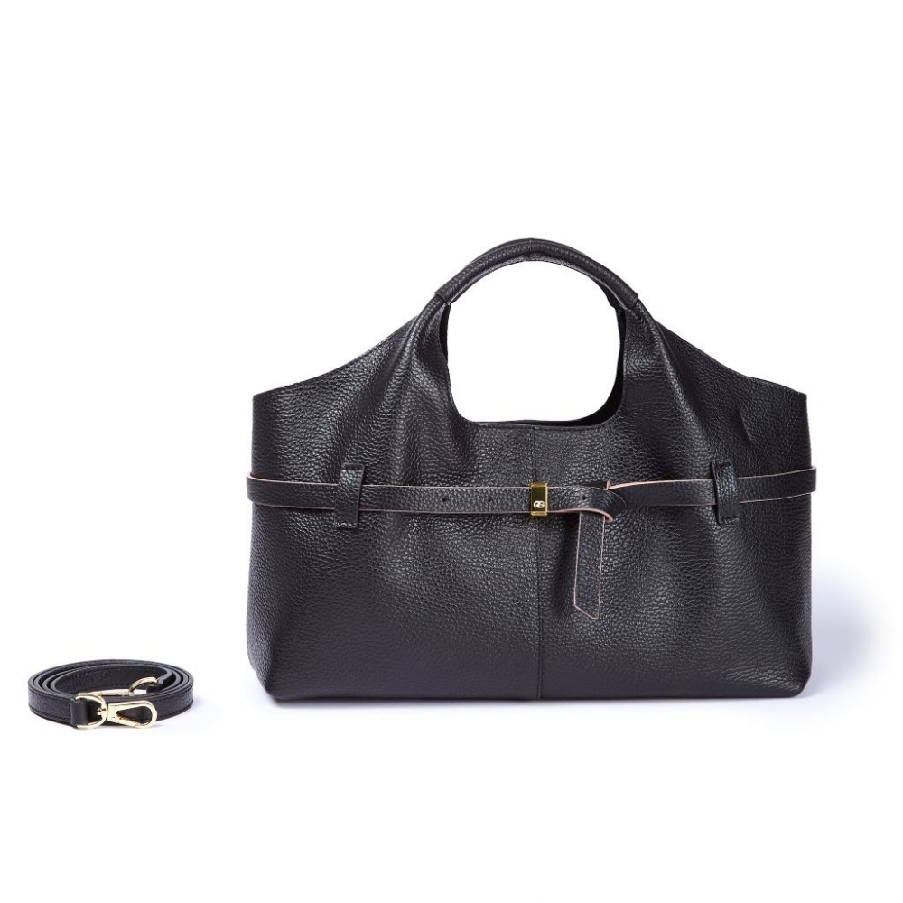 SMA-GGG0918-012 GRACE HANDBAG-NERO (A12)
