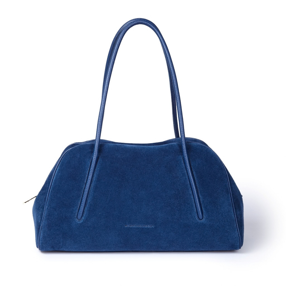 SMA-GGG0918-019 CELINE SUEDE BOWLING-BLUE (A19)