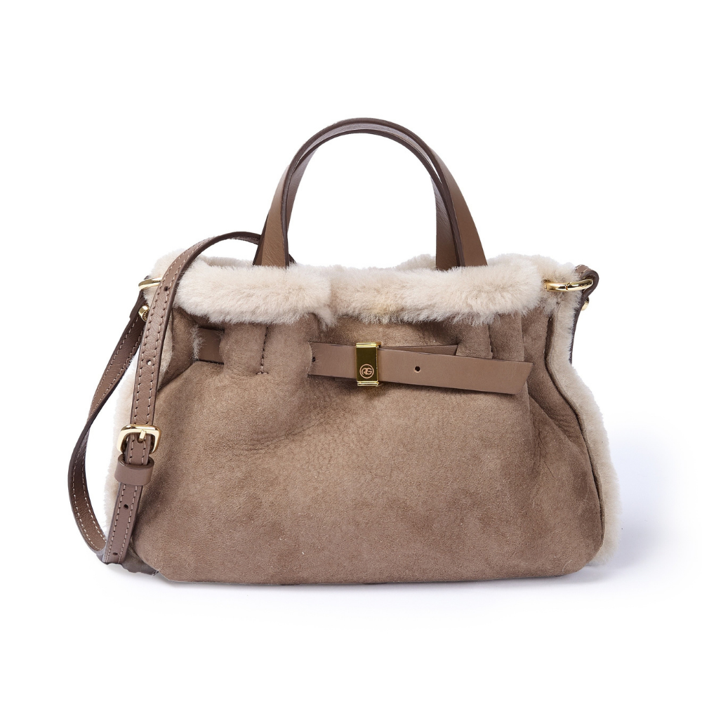 SMA-GGG0918-040 SVEVA SHEARLING SMALL-TAUPE (A40)