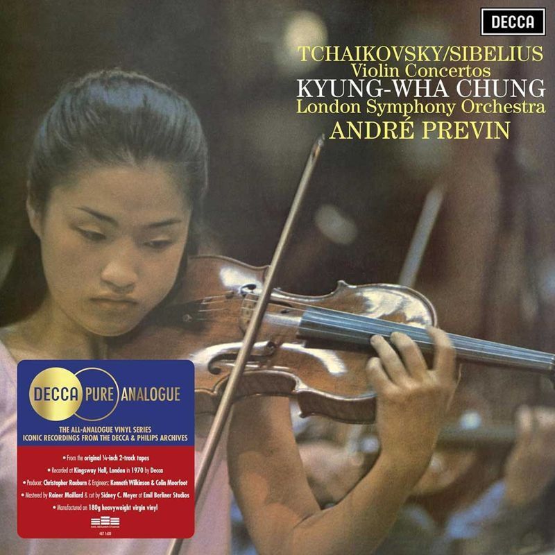 Kyung-Wha Chung 鄭京和 - Tchaikovsky/Sibelius: Violin Concertos (Decca Pure Analogue Series) 180g LP