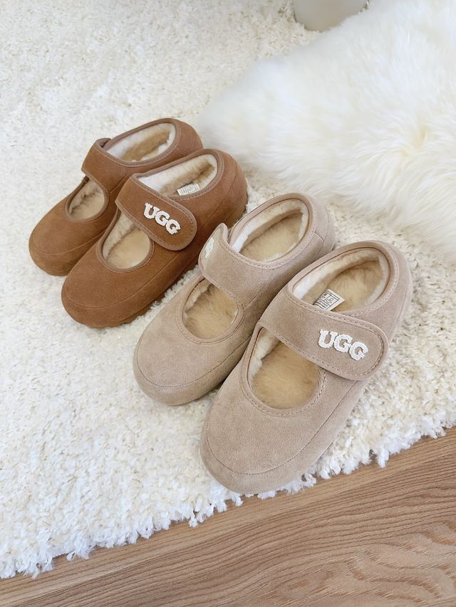 【3色入】UGG Ozlana 2026AW Classic Logo Mary Jane