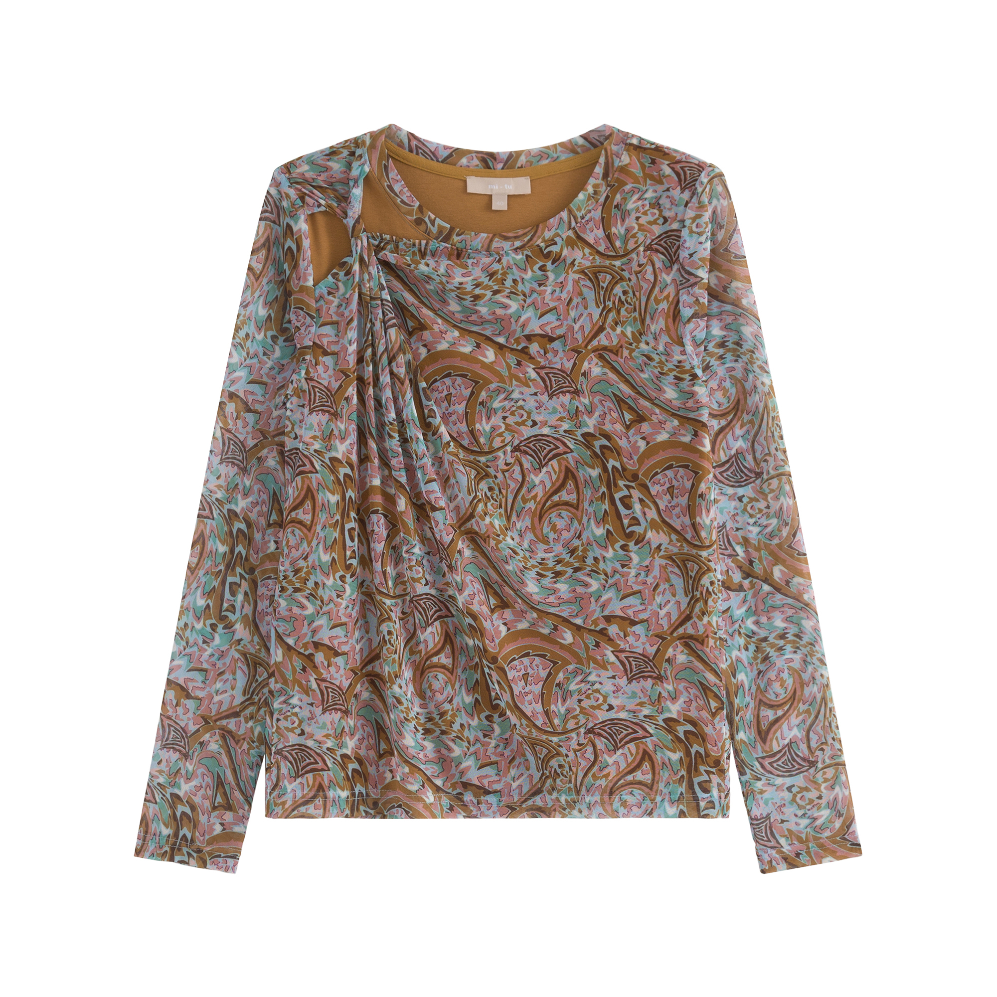 mi-tu Printed Statement Top