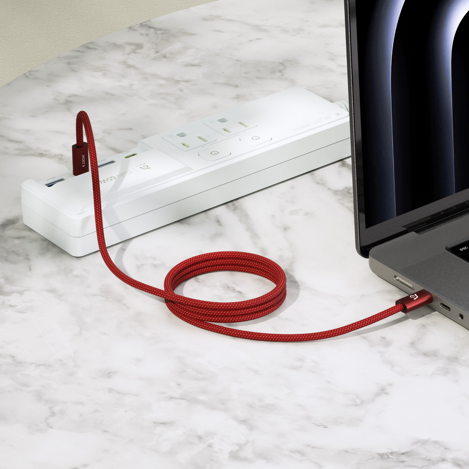 iLinio E100 USB-C to USB-C 100W Magnetic Charging Cable【All Colors】