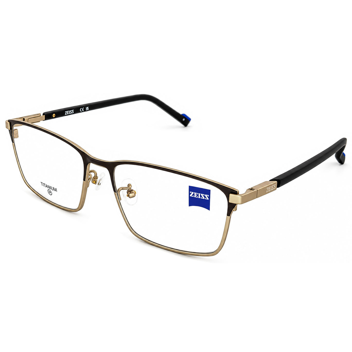 【ZEISS】ZS22118LB 201 方框光學眼鏡♣(霧棕搭霧金色)