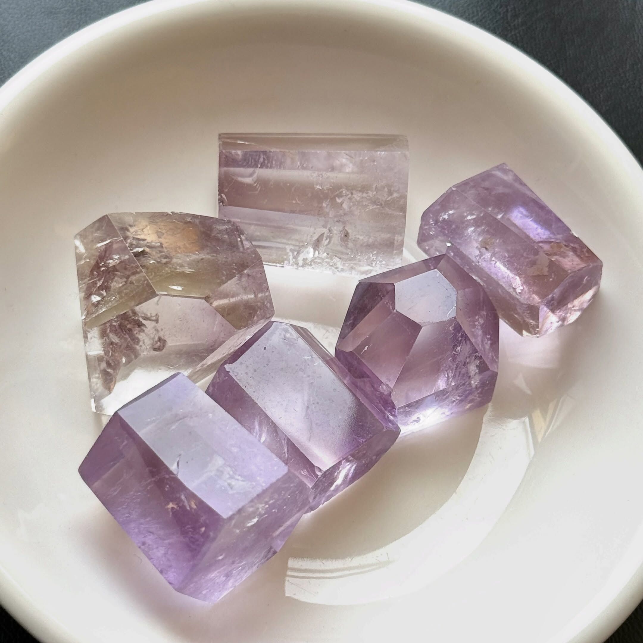 [原石] 茶紫晶 小擺飾