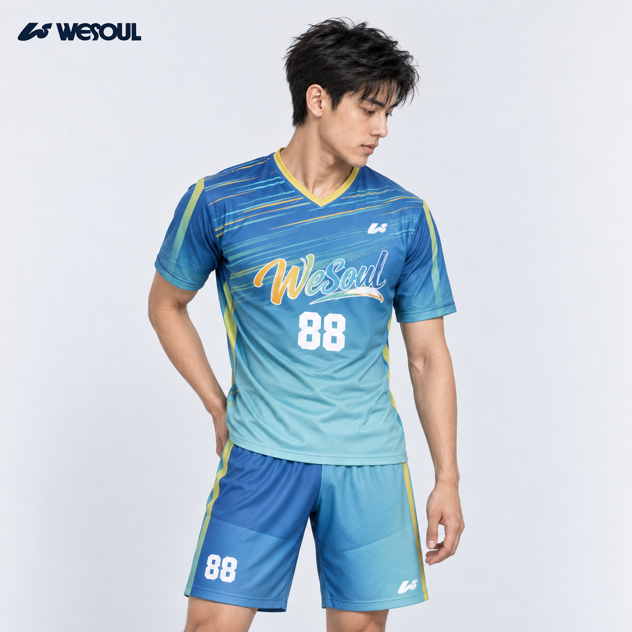 【WESOUL】WS24V003【系列4 Basic】足球/排球/羽球服