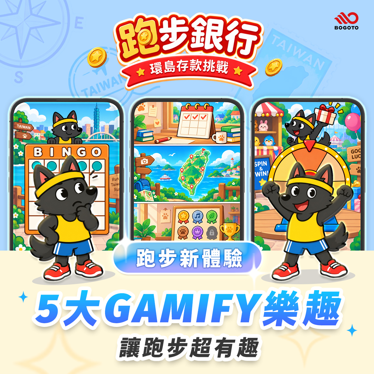跑步銀行 環島存款挑戰 全新遊戲上線