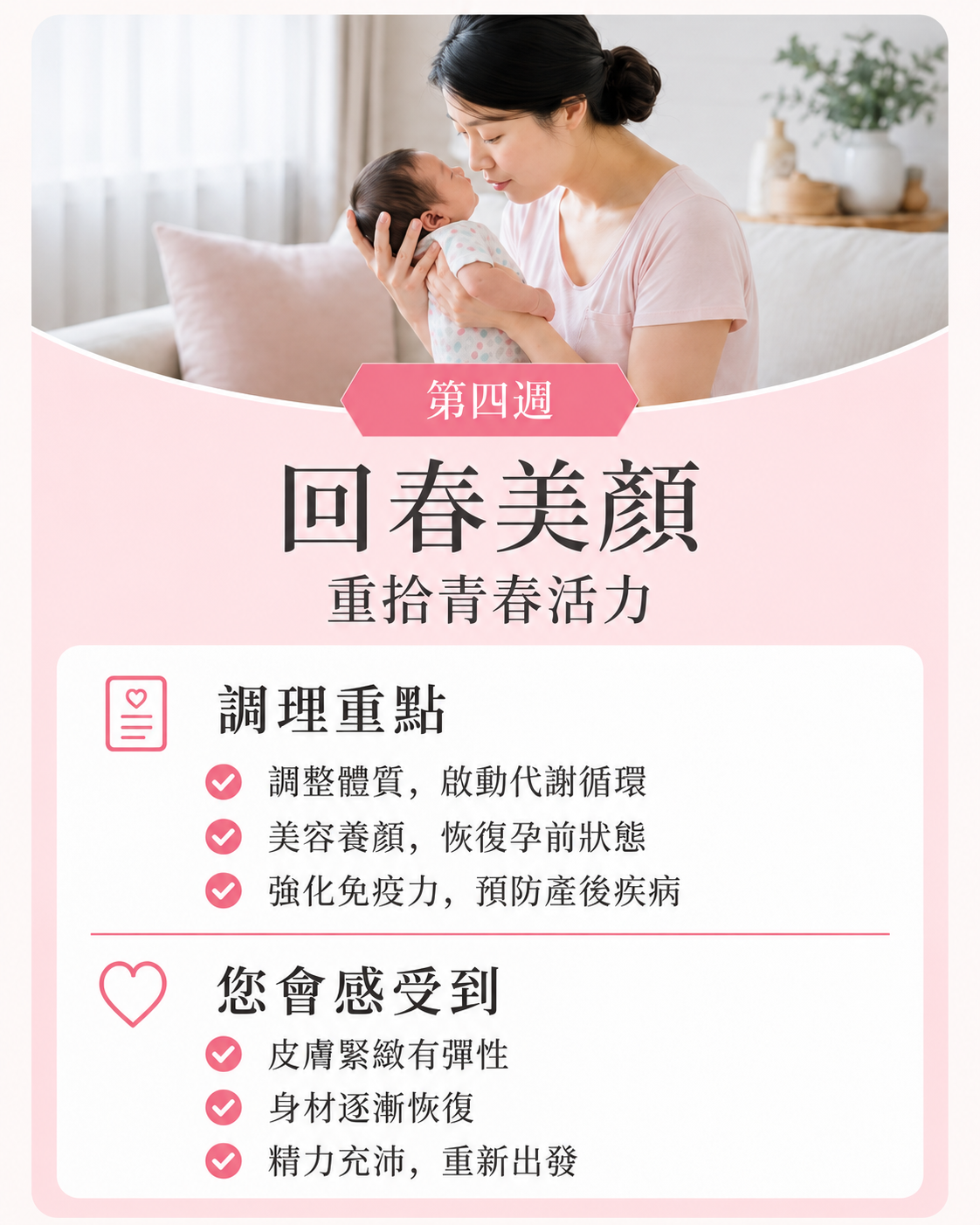 產後黃金四階段：第四週回春美顏