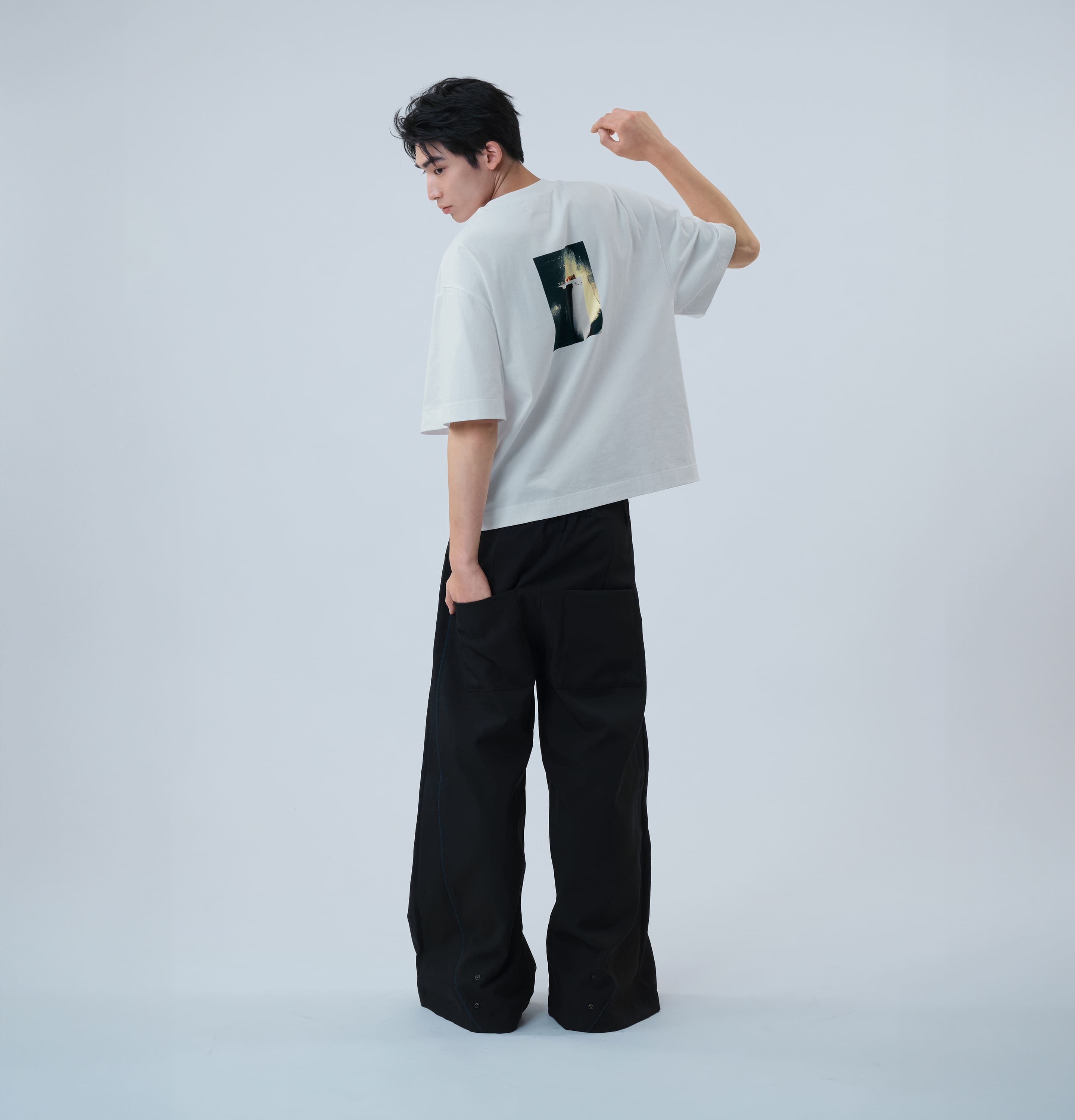 MELSIGN -  26SS圖像Tee - 藝術品 - White